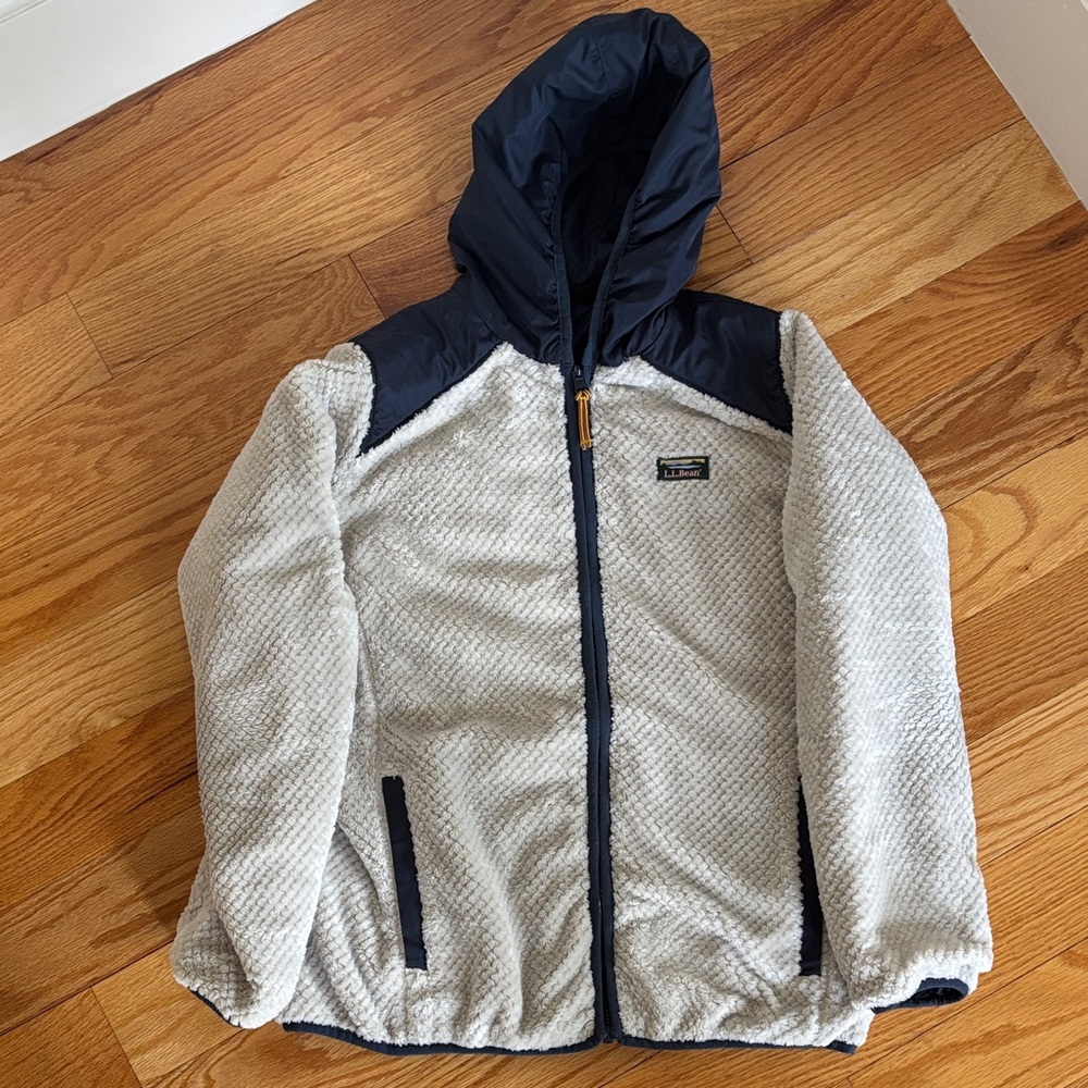 L.L. Bean Kids' reversible Fleece / puffer Hoodie